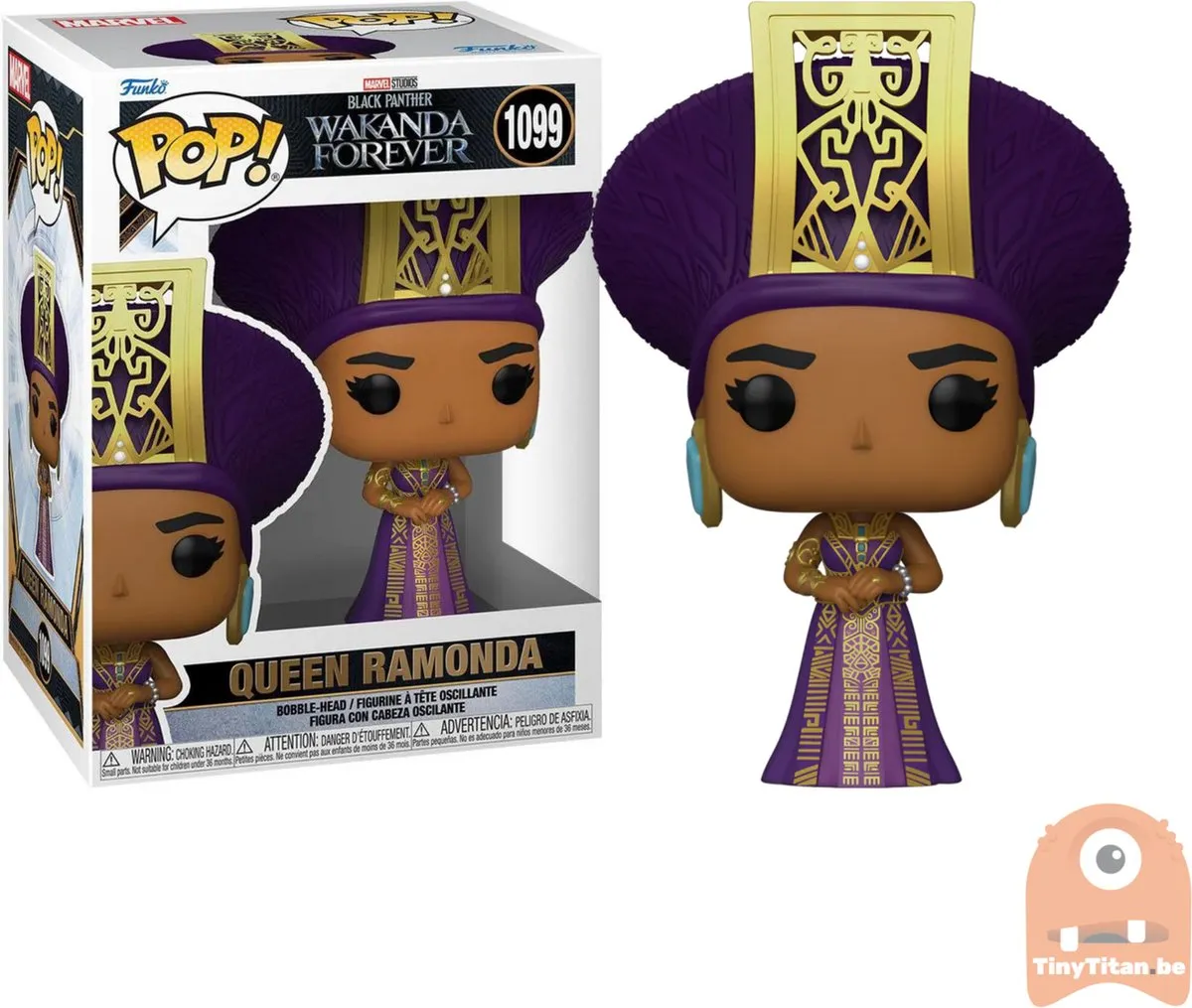 Marvel Funko POP! Black Panther Wakanda Forever Queen Ramonda 63945 - 9cm