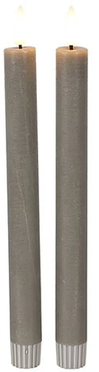 LED kaarsen 2x