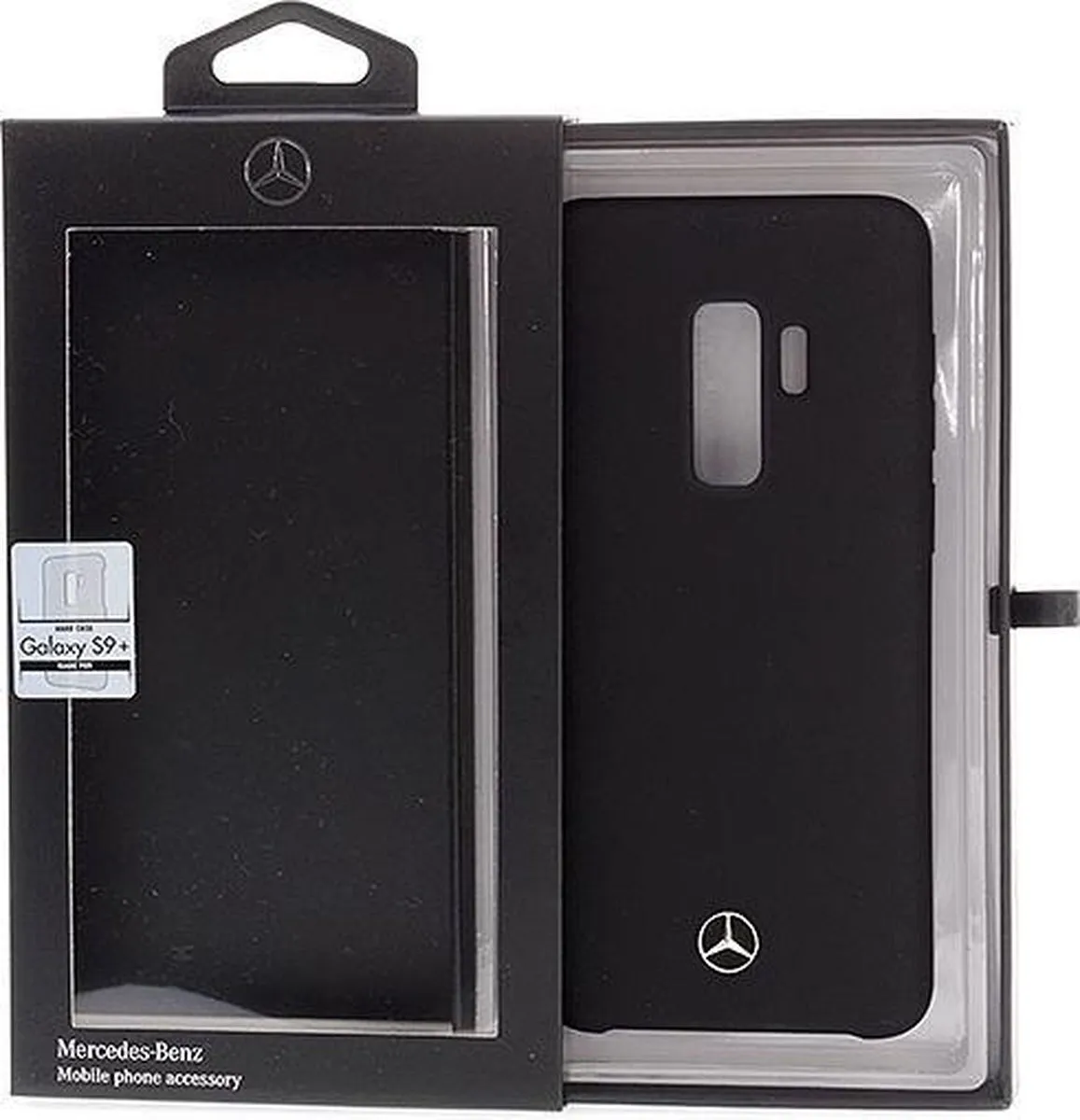 Mercedes-Benz Silicone Hoes Samsung Galaxy S9+ - Zwart - afbeelding 6 van 6