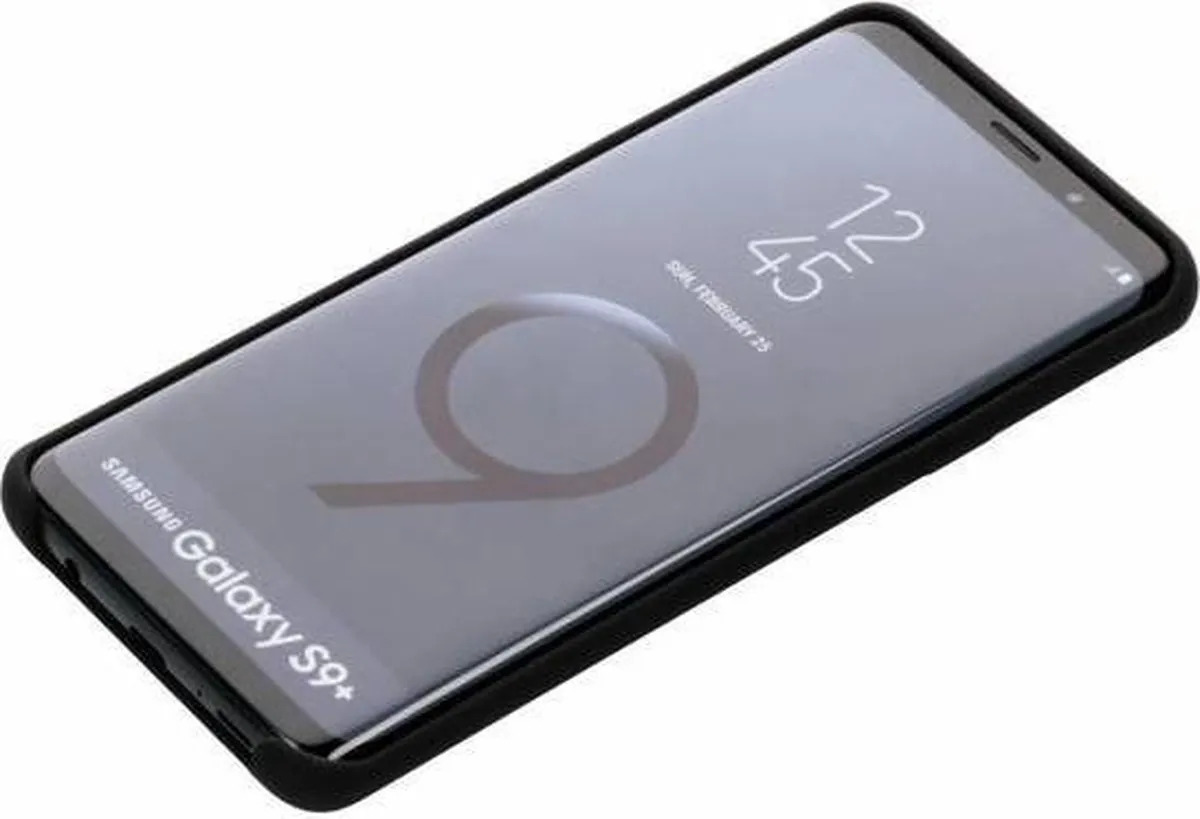 Mercedes-Benz Silicone Hoes Samsung Galaxy S9+ - Zwart