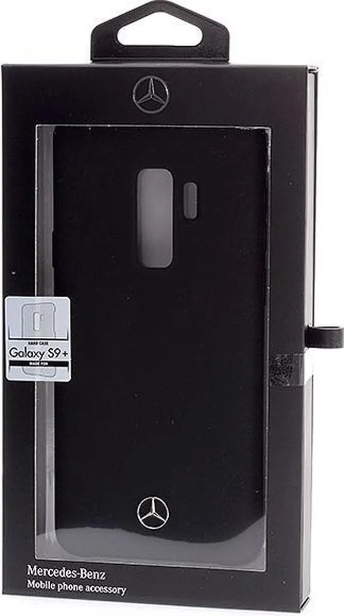 Mercedes-Benz Silicone Hoes Samsung Galaxy S9+ - Zwart