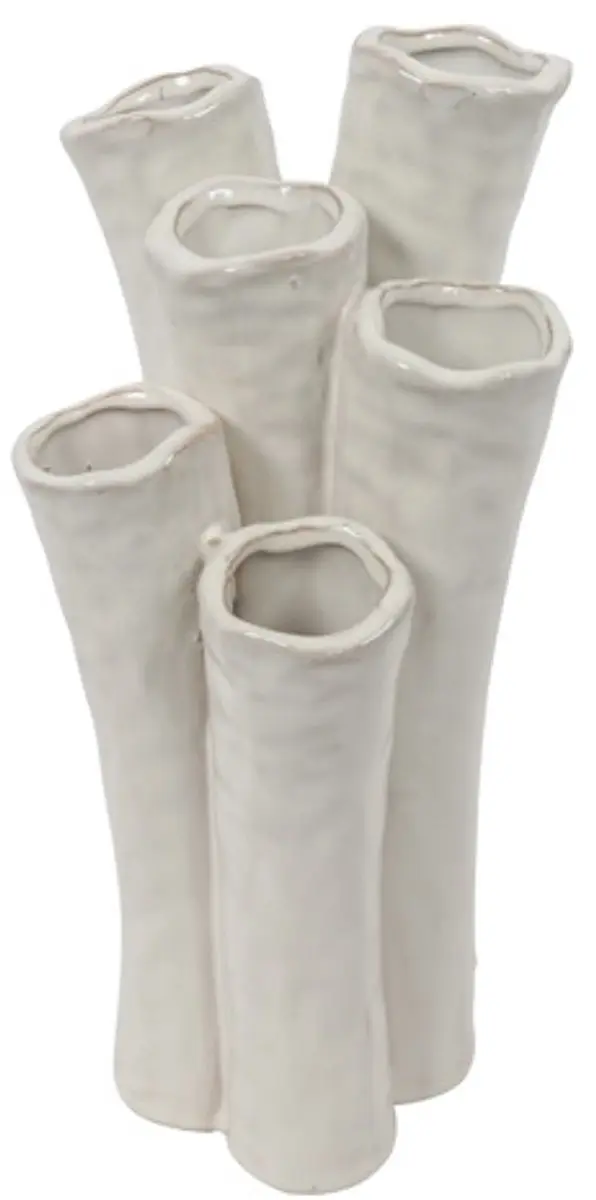 Countryfield Vaas Enix aardew L16B14H31,5CM wit