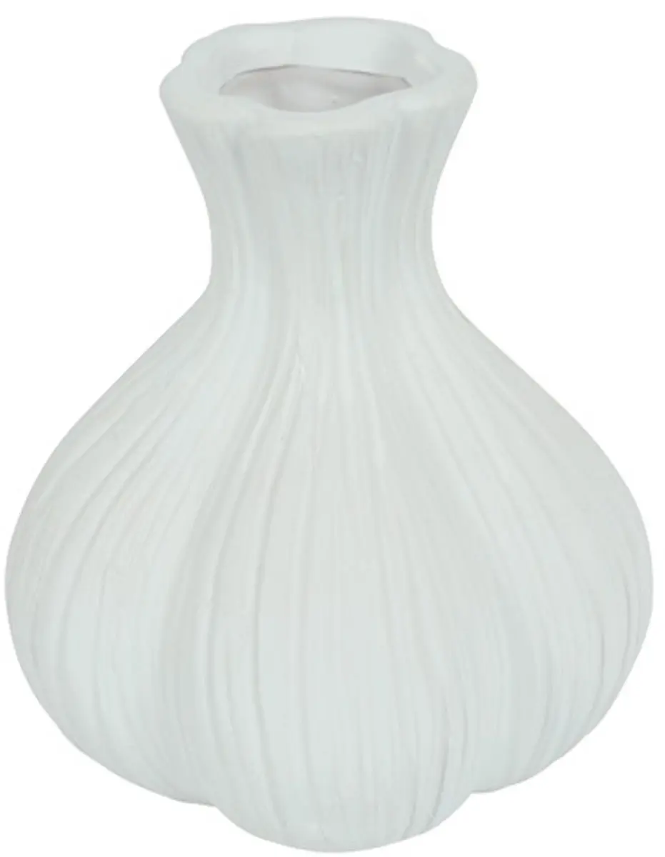 Countryfield Vaas Fabio Bulb aardew L14B14H16CM wit