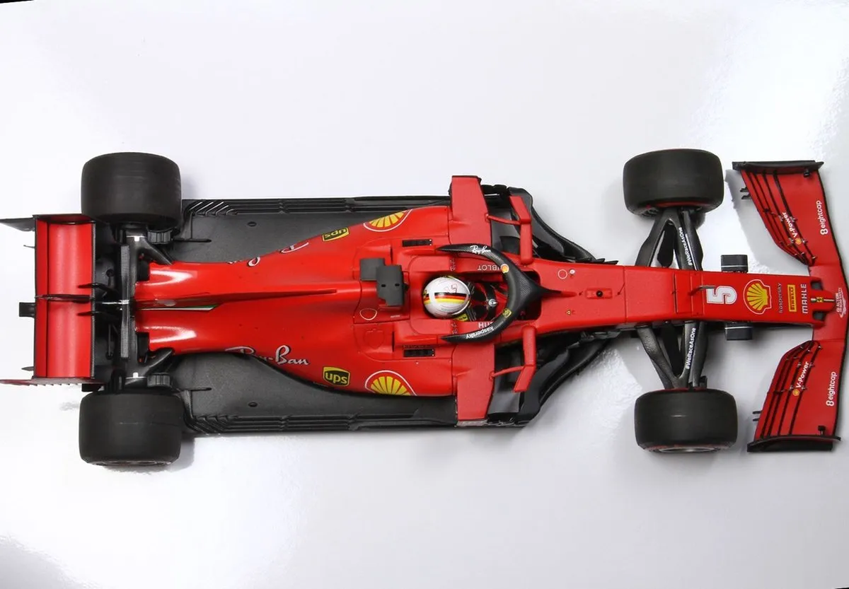 Ferrari SF1000 S. Vettel Austrian GP 2020 - 1:18 - BBR201805 Rood