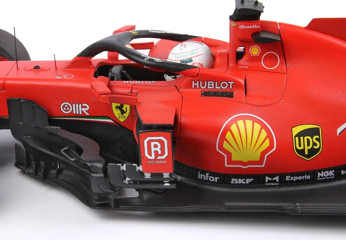 Ferrari SF1000 S. Vettel Austrian GP 2020 - 1:18 - BBR201805 Rood