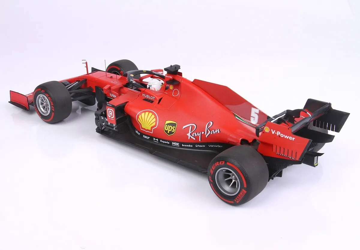 Ferrari SF1000 S. Vettel Austrian GP 2020 - 1:18 - BBR201805 Rood