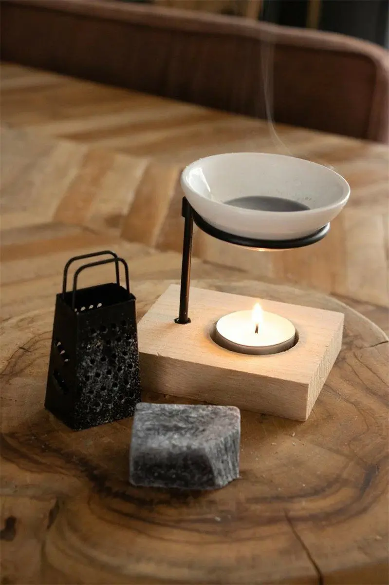 Ideas4Seasons Amberblokjes Geurbrander Musk - 4 Stuks - afbeelding 3 van 6