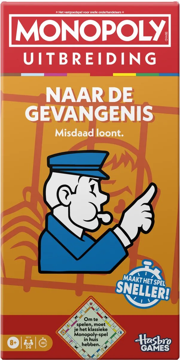 Monopoly Naar de Gevangenis Uitbreiding - G0719104 - Gezelschapsspel