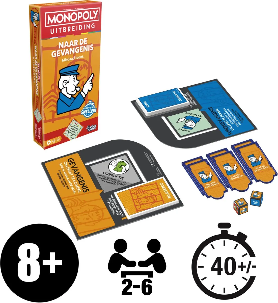 Monopoly Naar de Gevangenis Uitbreiding - G0719104 - Gezelschapsspel