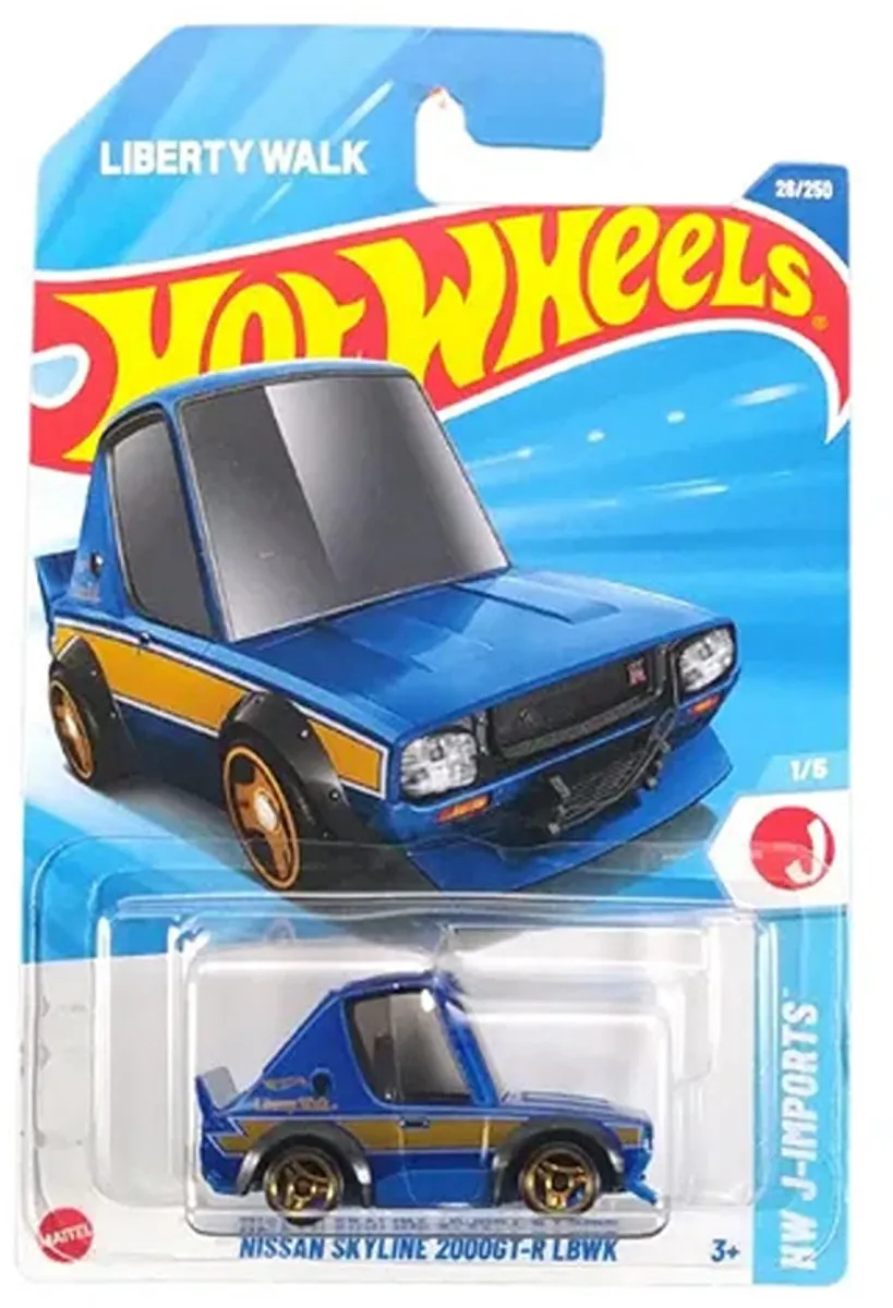 Hot Wheels Liberty Walk Nissan Skyline 2000GT-R Liberty Blue 26/250 1:64