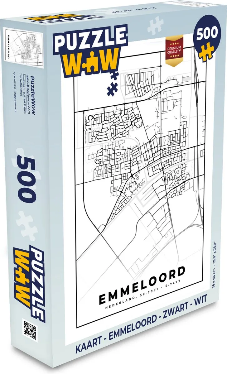 PuzzleWow Emmeloord Legpuzzel 500 Stuks