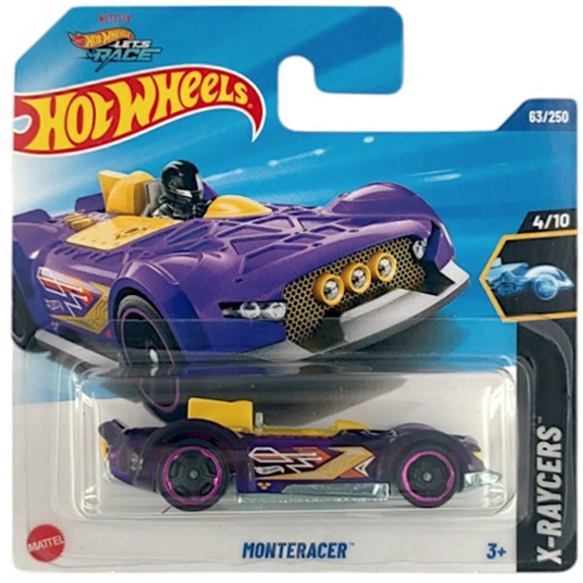 Hot Wheels X-Racers Monteracer Metallic Paars 21A
