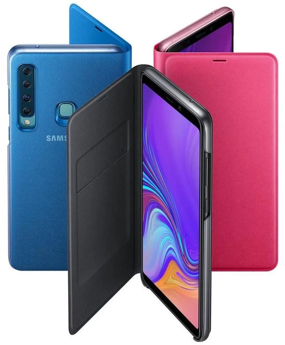 Samsung Flip Wallet Hoes - Galaxy A9 2018 - Zwart - afbeelding 6 van 6