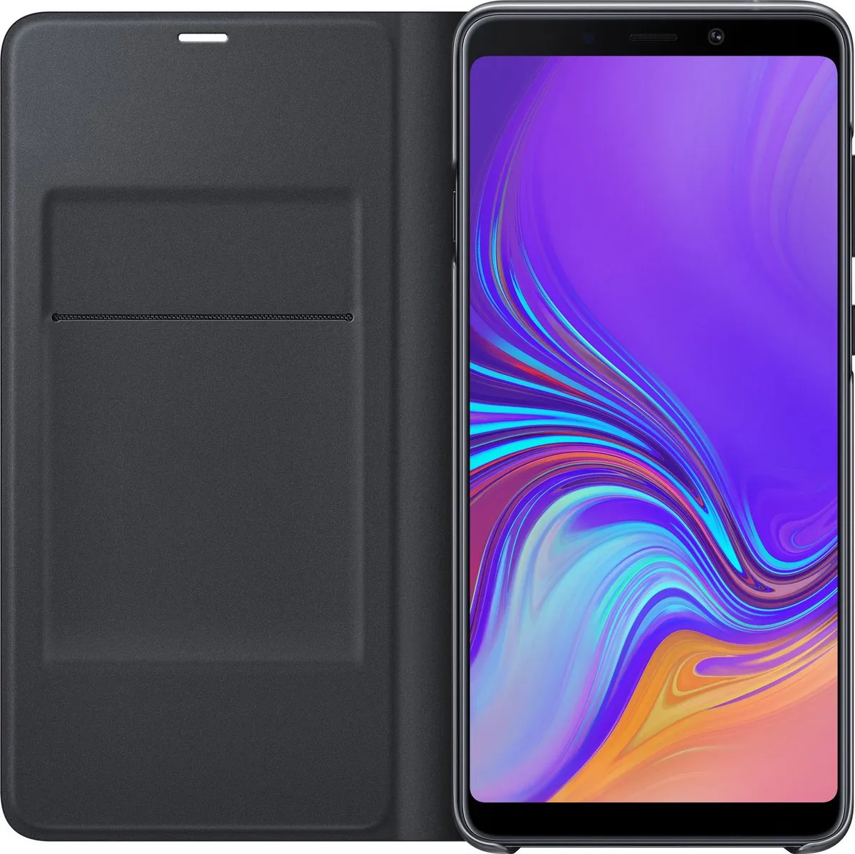 Samsung Flip Wallet Hoes - Galaxy A9 2018 - Zwart