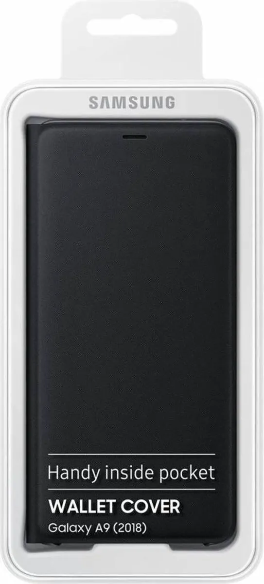 Samsung Flip Wallet Hoes - Galaxy A9 2018 - Zwart