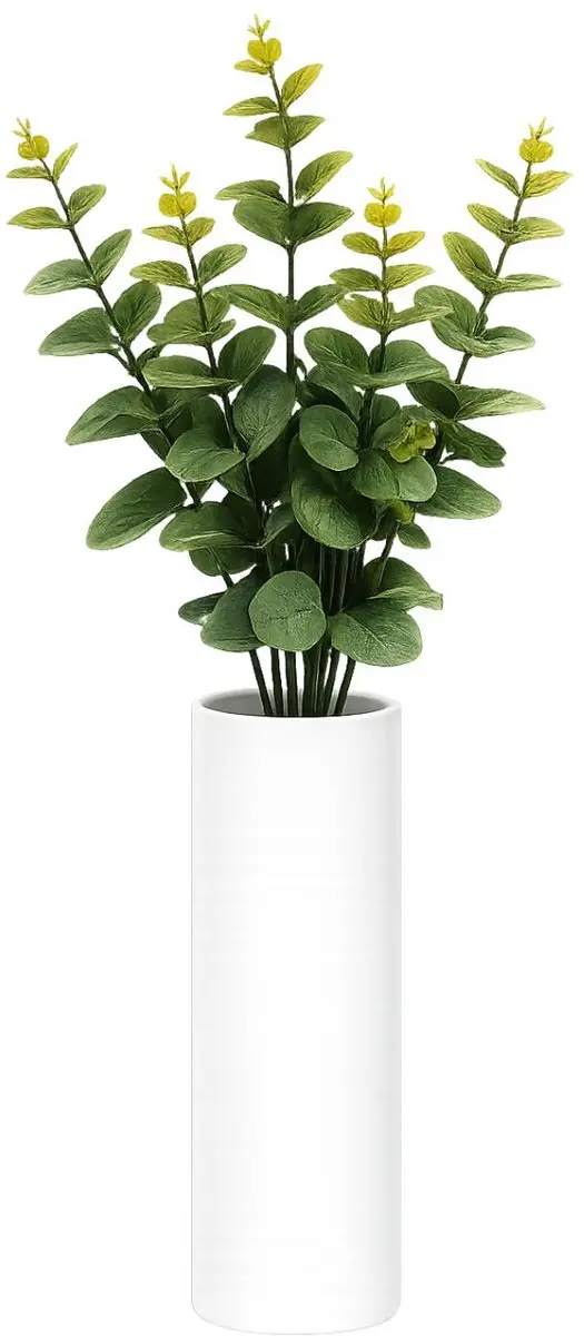 Bellatio Design Kunstbloem/kunsttak Eucalyptus Bella