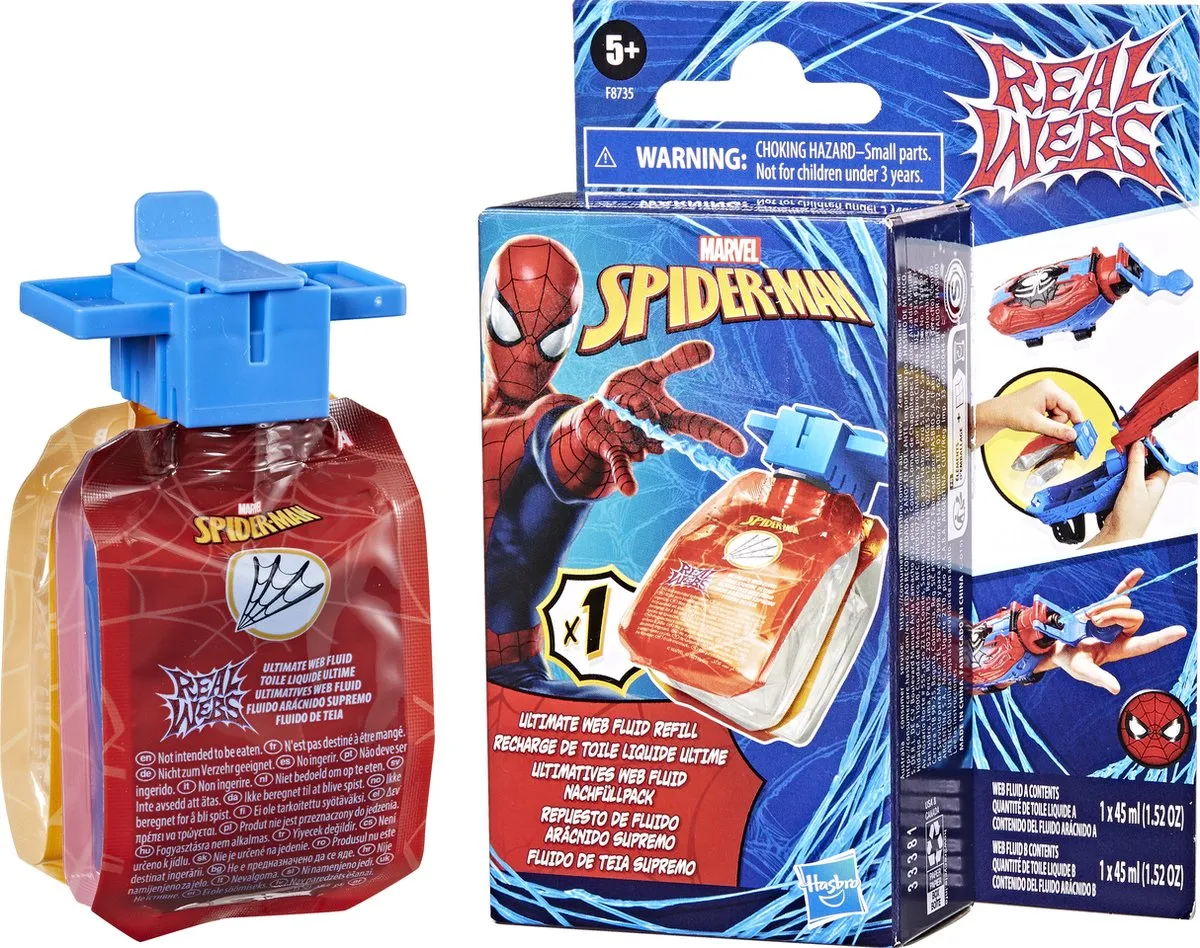 Spider-Man Real Webs Navulling F87355L0 - Multicolor
