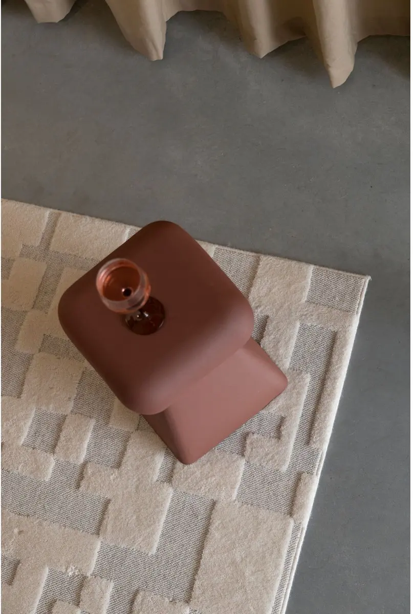 Zuiver Bricks Vloerkleed 160x230cm Grijs/Beige - afbeelding 4 van 6