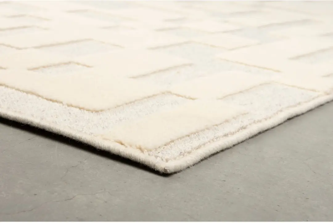 Zuiver Bricks Vloerkleed 160x230cm Grijs/Beige - afbeelding 2 van 6