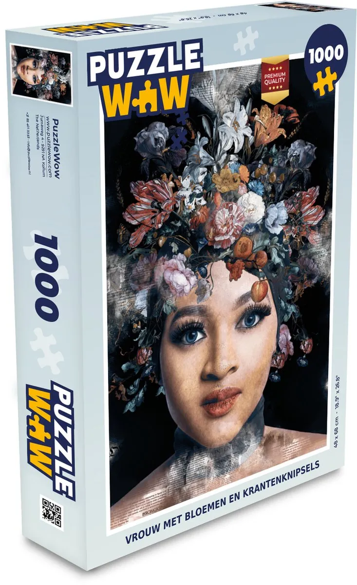 PuzzleWow Bloemen Legpuzzel 1000 Stuks