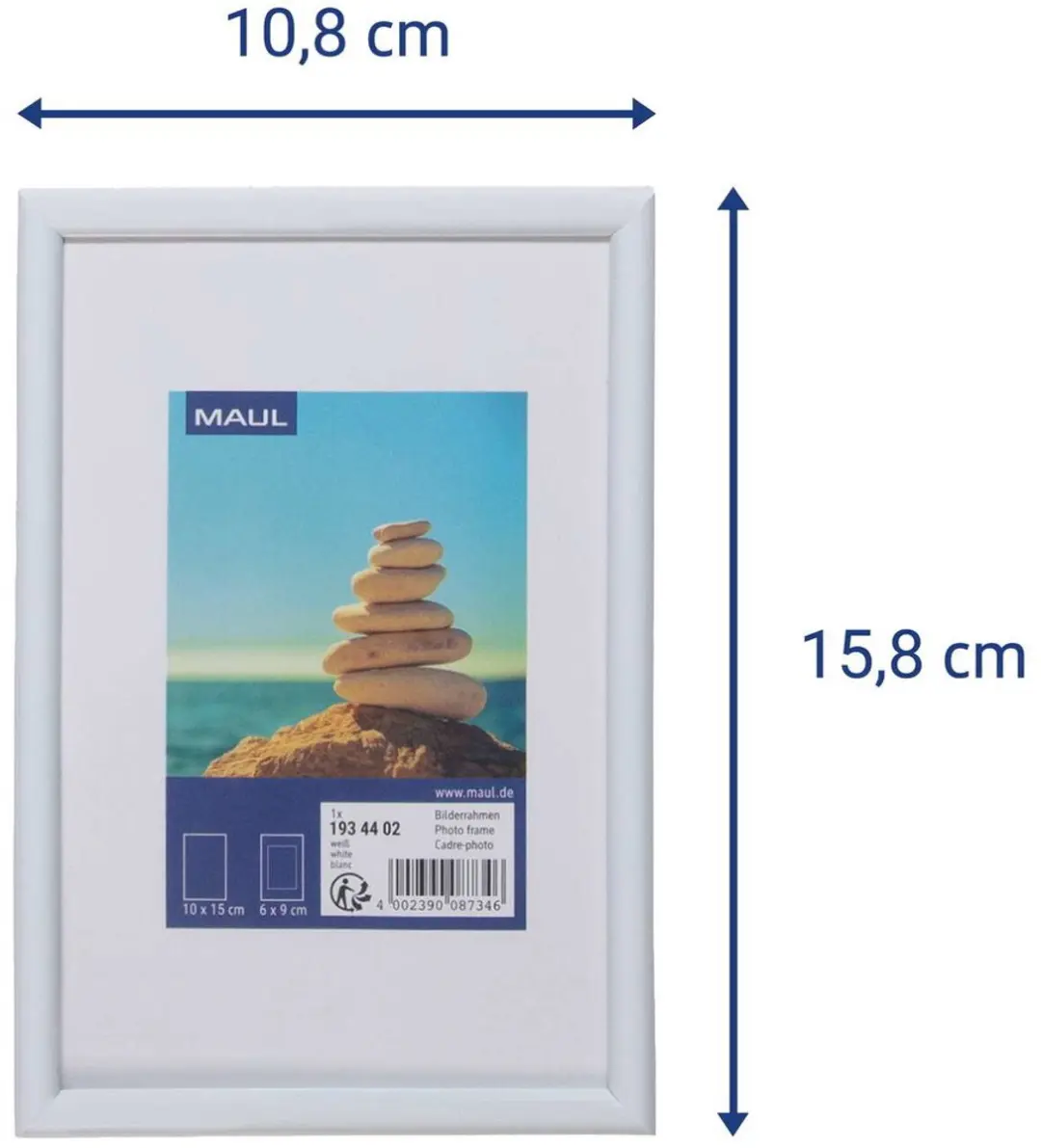 MAUL Fotolijst 10x15cm Wit - afbeelding 4 van 6
