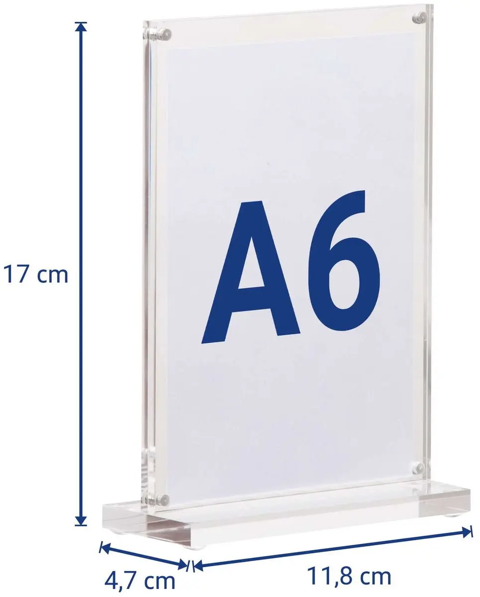 MAUL MAULvision Tafelstandaard A6 Transparant - afbeelding 5 van 6