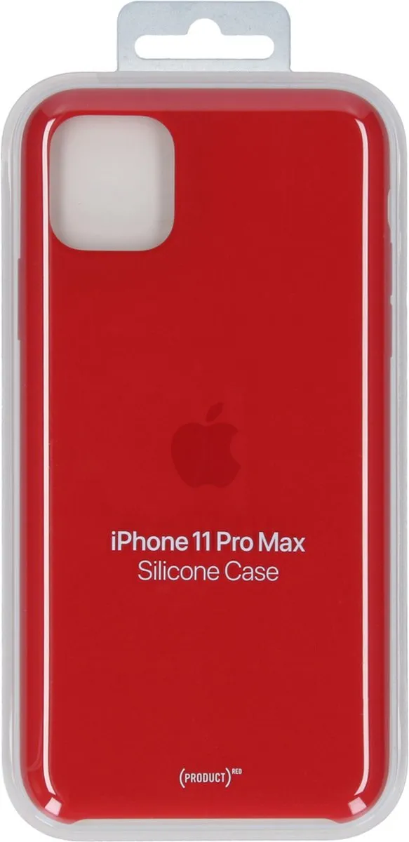 Apple Siliconen Hoesje iPhone 11 Pro Max MWYV2ZM/A - Rood