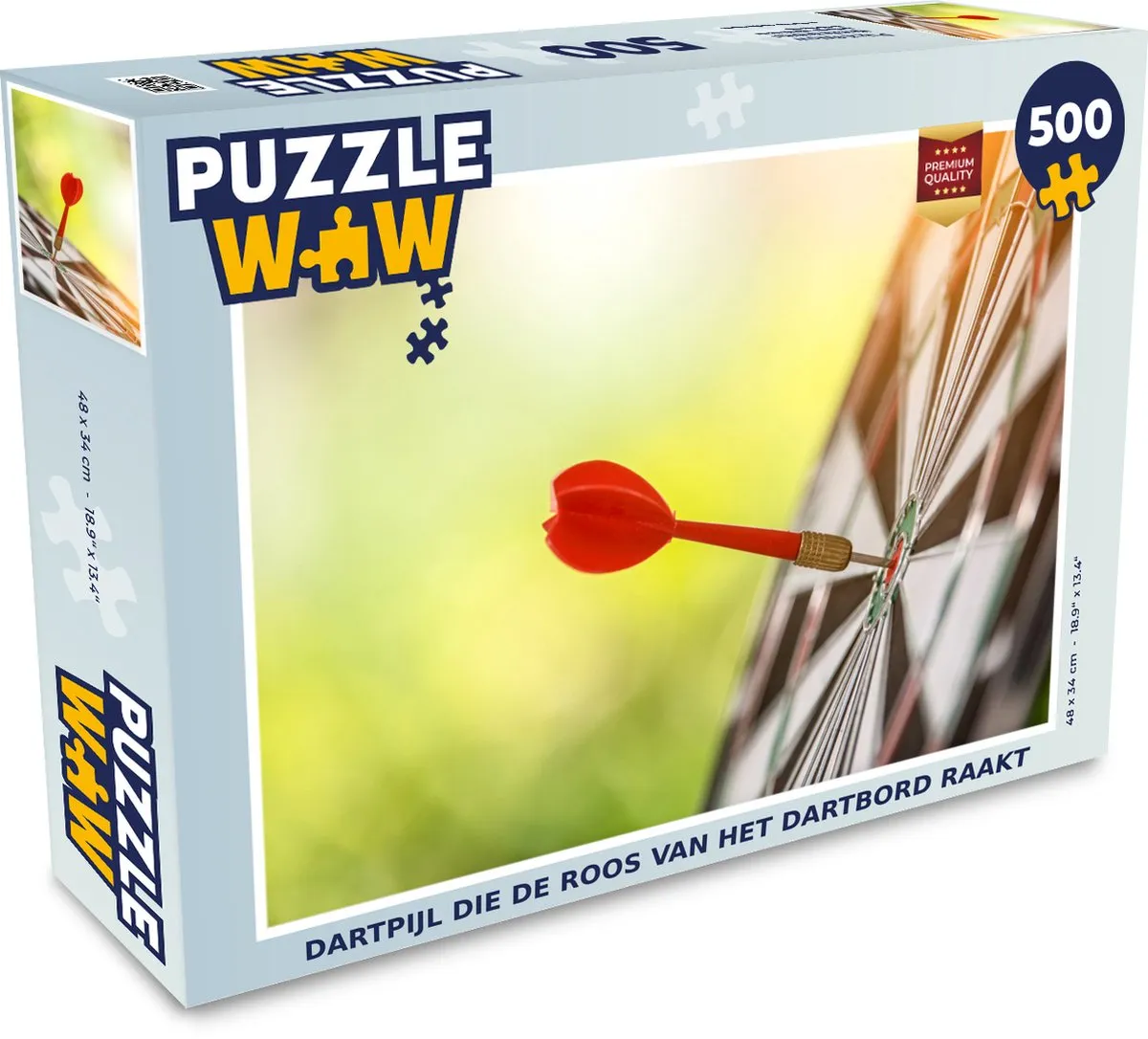 PuzzleWow Dartpijl Multicolor Legpuzzel 500 Stuks