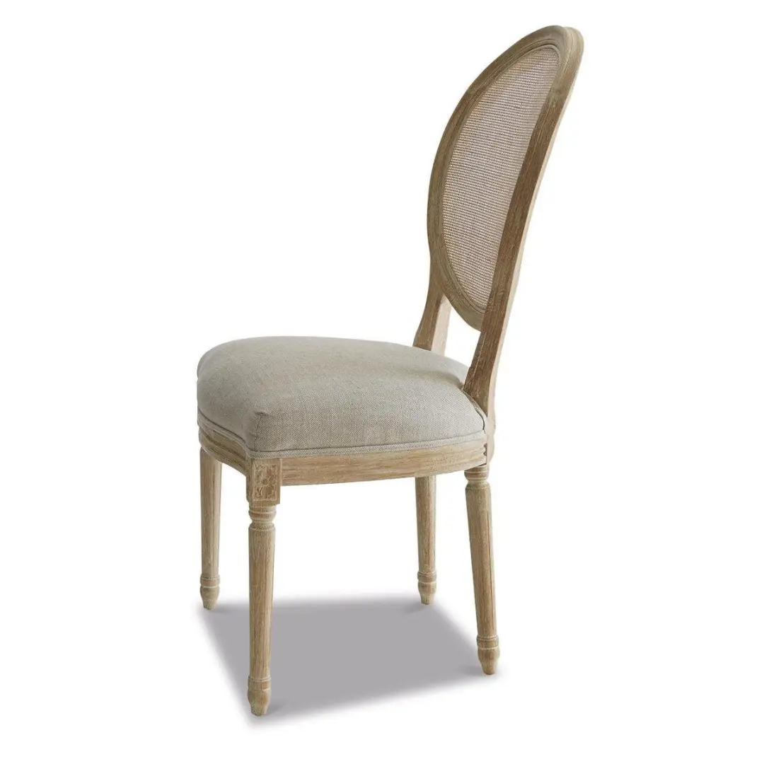 Loberon Stoel Danube - antiekbeige - afbeelding 5 van 6