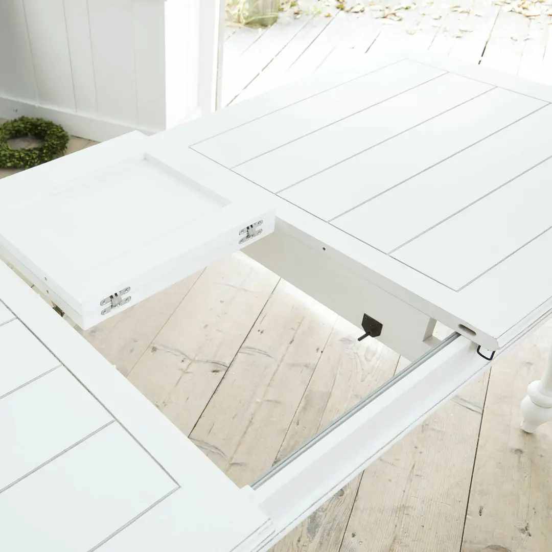 Loberon Thurleigh Tafel - 6 Personen - Wit - afbeelding 5 van 6