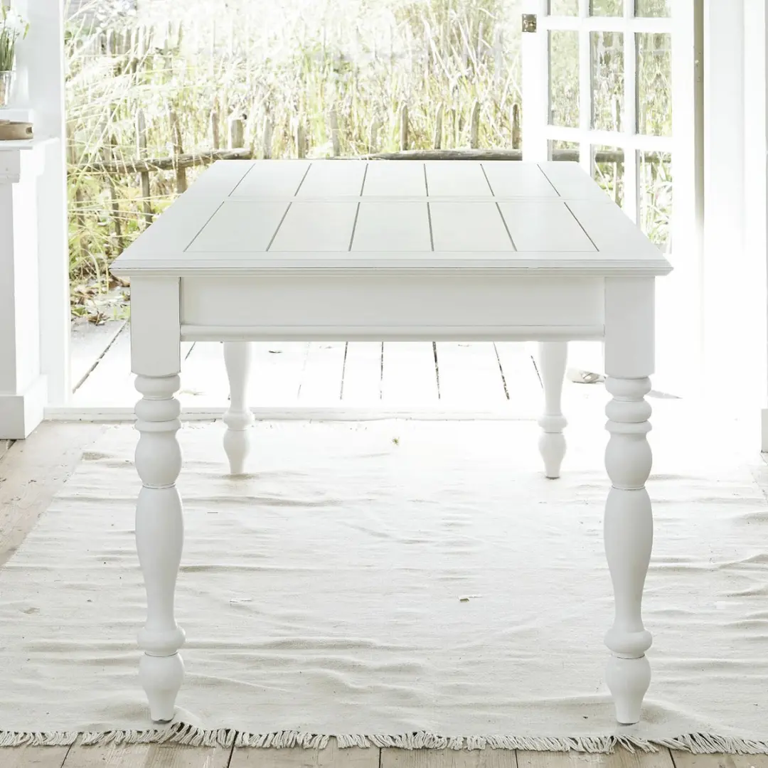 Loberon Thurleigh Tafel - 6 Personen - Wit - afbeelding 3 van 6