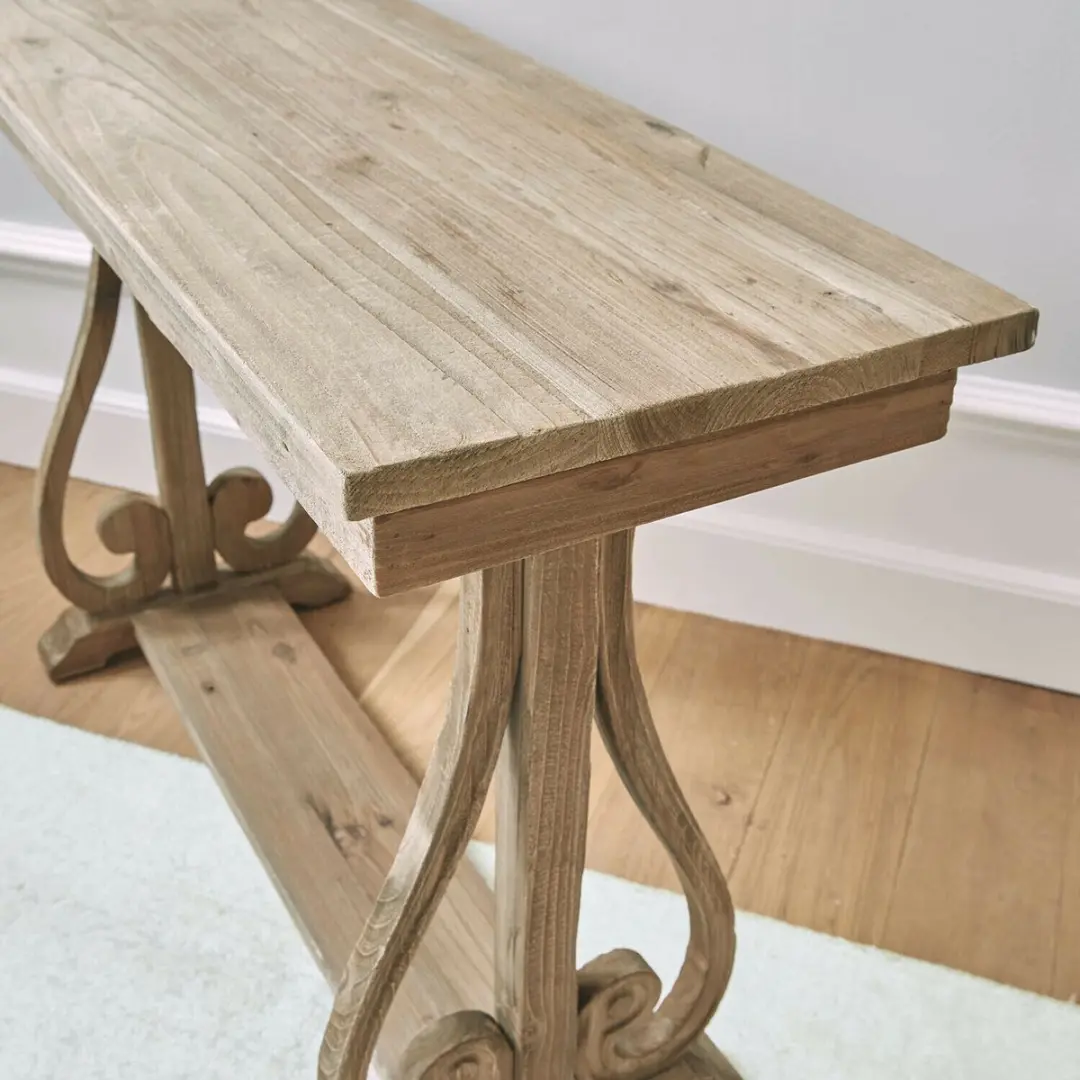 Loberon Chavignac Wandtafel - 6 Personen - Bruin - afbeelding 5 van 6