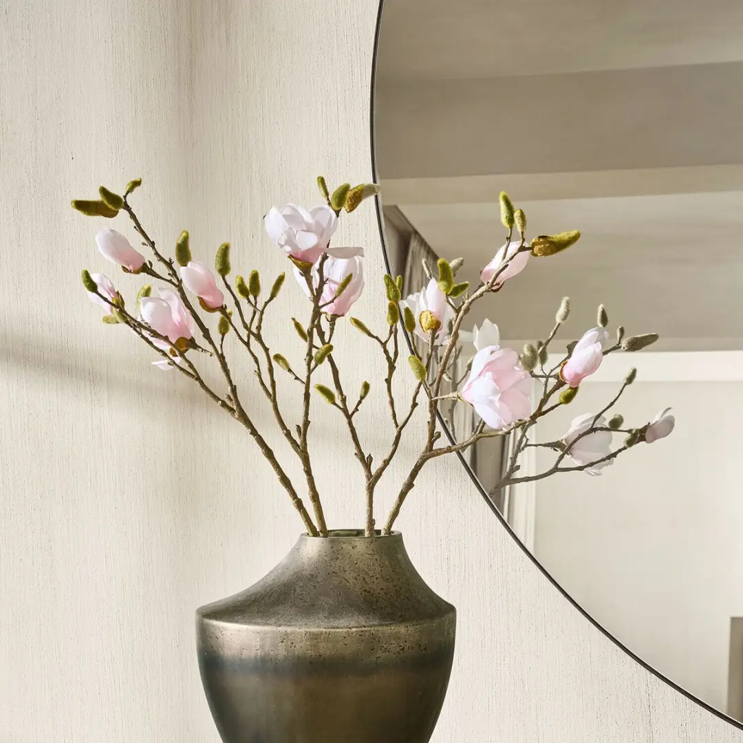 Loberon Aurélines Decoratieve Bloemen - 2 Stuks Lichtroze - afbeelding 2 van 6