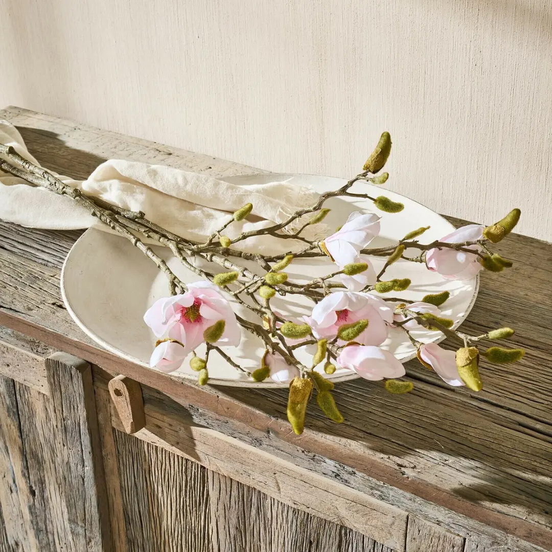 Loberon Aurélines Decoratieve Bloemen - 2 Stuks Lichtroze - afbeelding 4 van 6