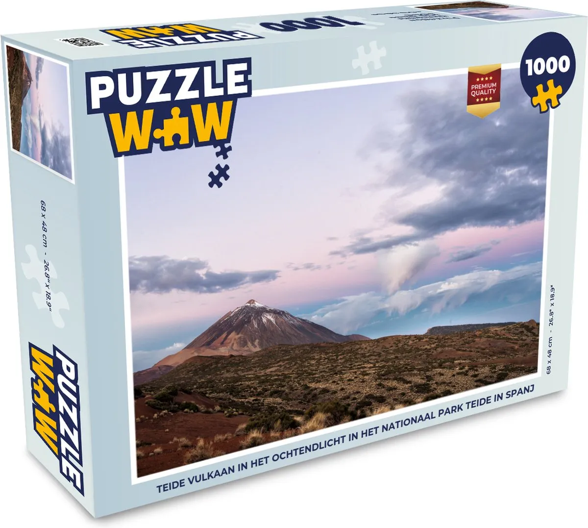 PuzzleWow Legpuzzel Teide Vulkaan 1000 Stuks