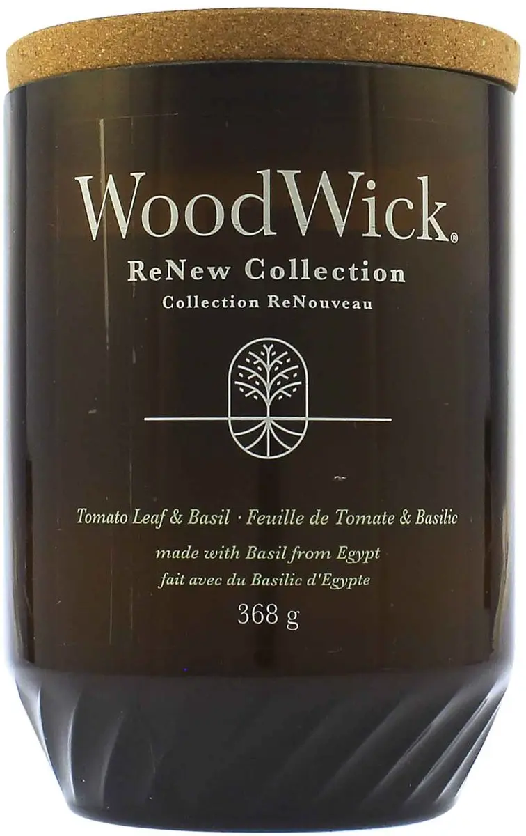 WoodWick ReNew Geurkaars Tomato Leaf & Basil - 75 uur - afbeelding 6 van 6