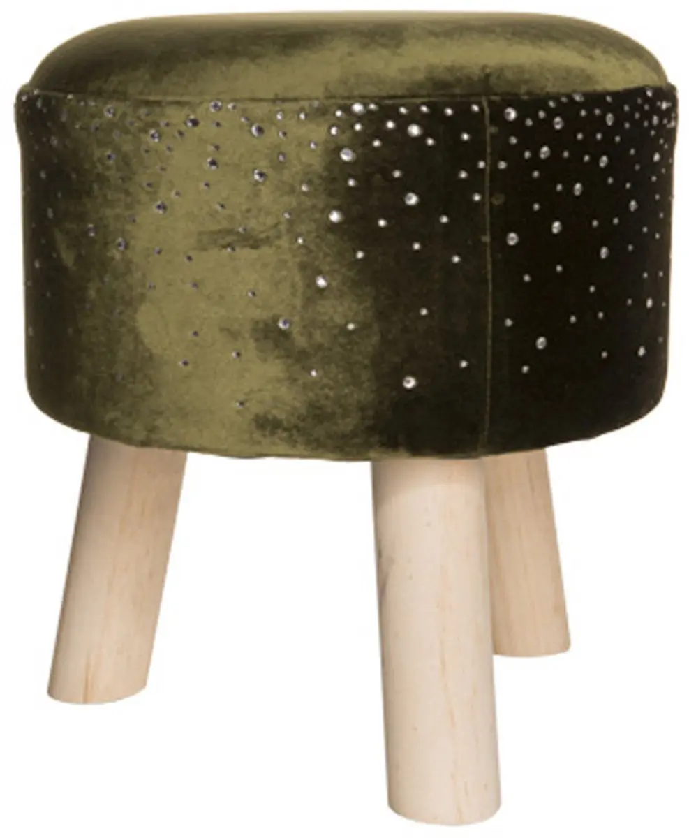 Cosy & Trendy Krukje Strass Groen