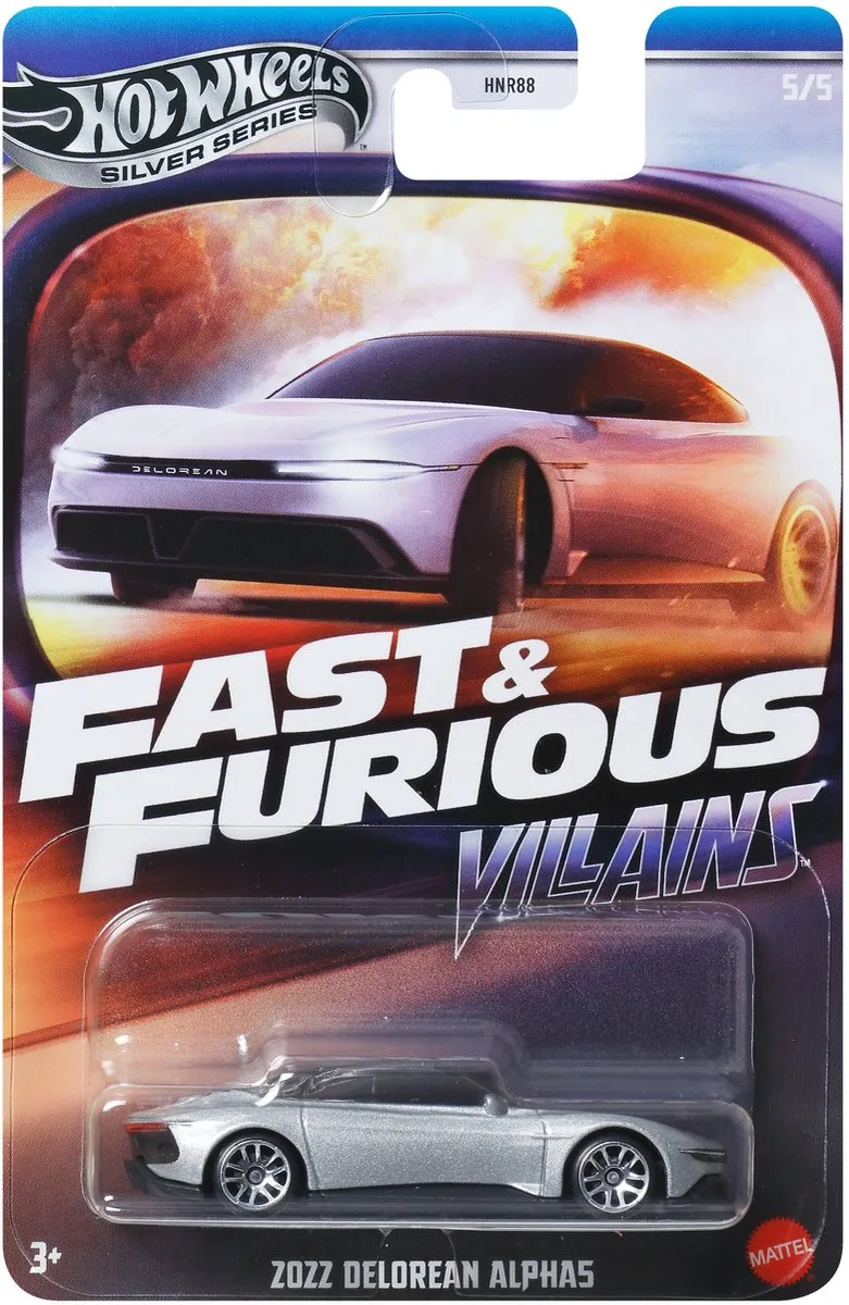 Hot Wheels Fast & Furious JBY38 Auto - Zilver