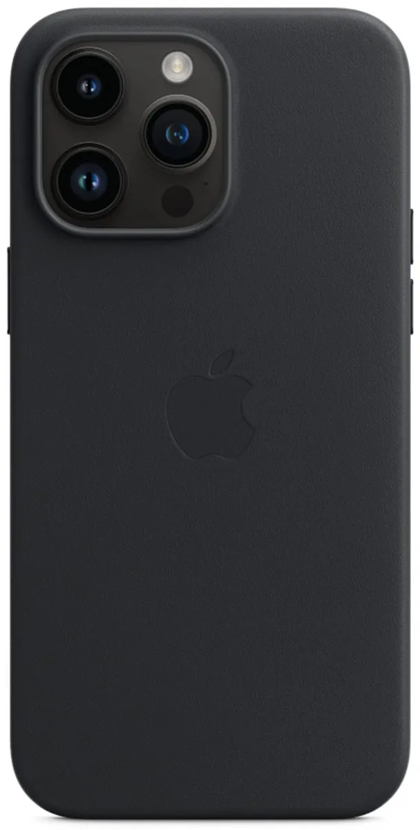 Apple - Leren hoesje - MagSafe - iPhone 14 Pro Max - Middernacht