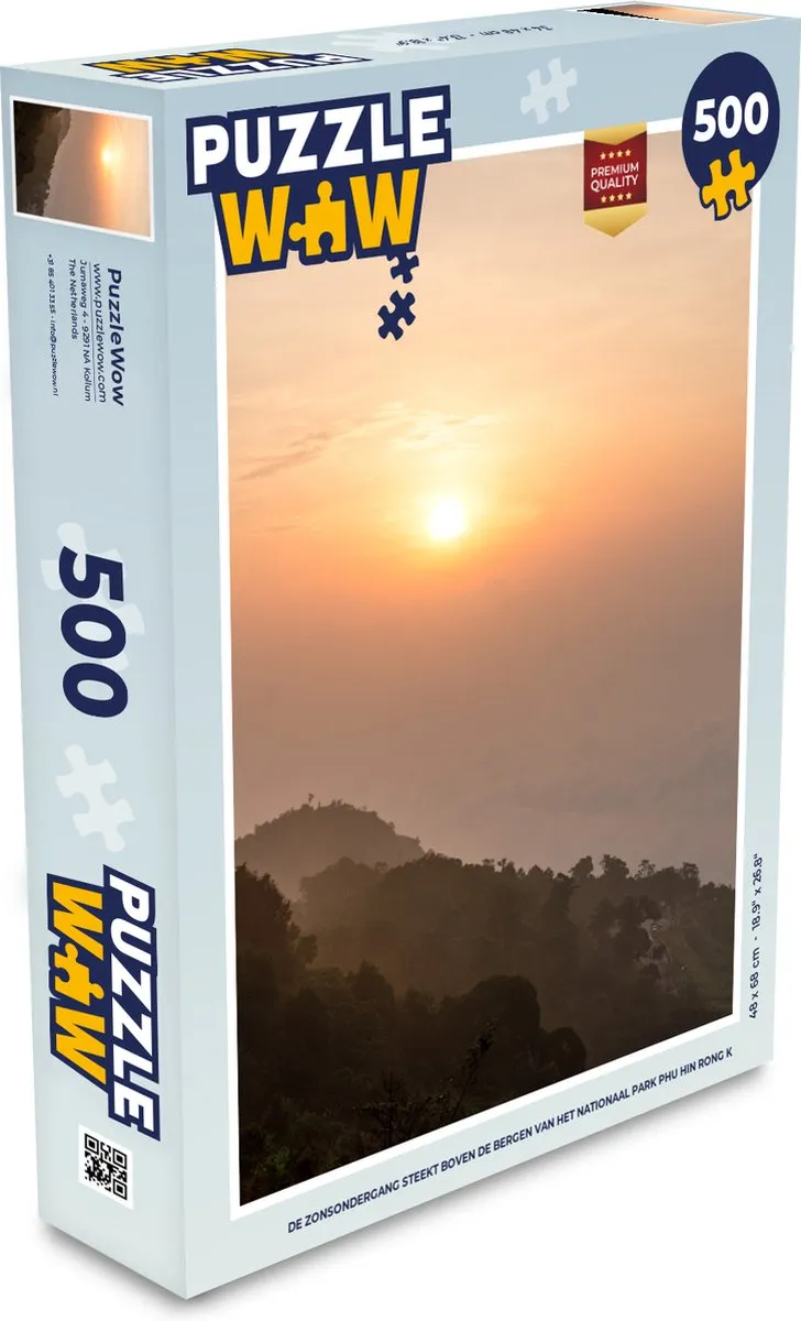 PuzzleWow Legpuzzel Phu Hin Rong Kla 500 Stuks