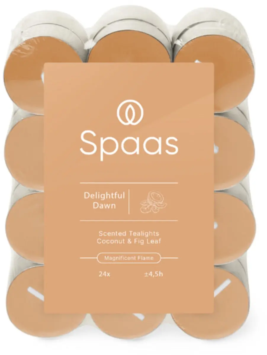 Spaas Geurtheelichten Kokosmelk & Vijgenblad