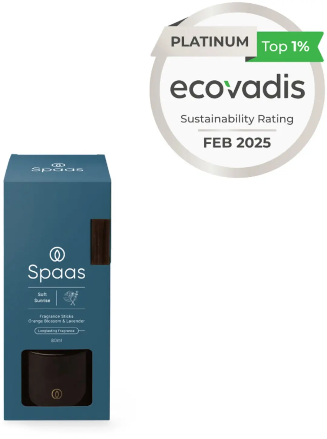 Spaas Geurstokjes Lavendel en Oranjebloesem - 6x 80ml - afbeelding 3 van 6