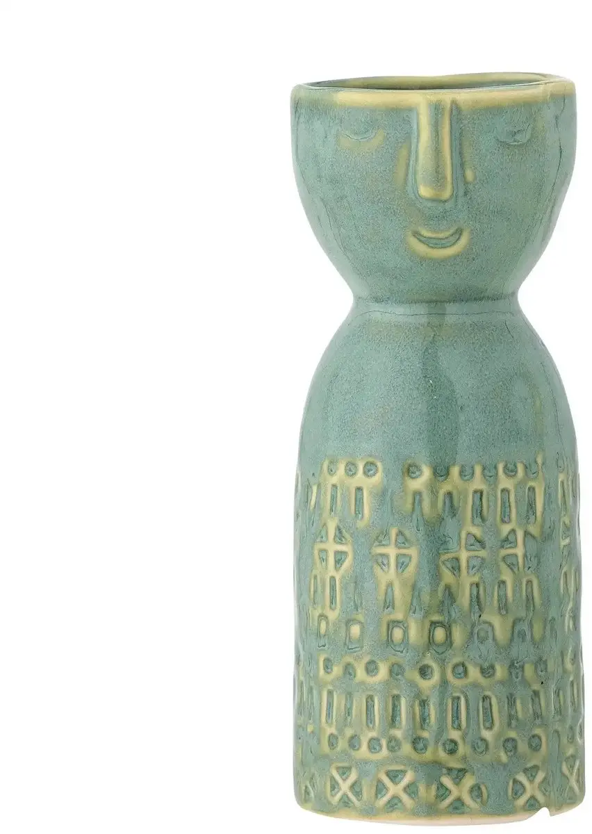 Bloomingville Embla Vaas - 14cm - Groen - afbeelding 4 van 6