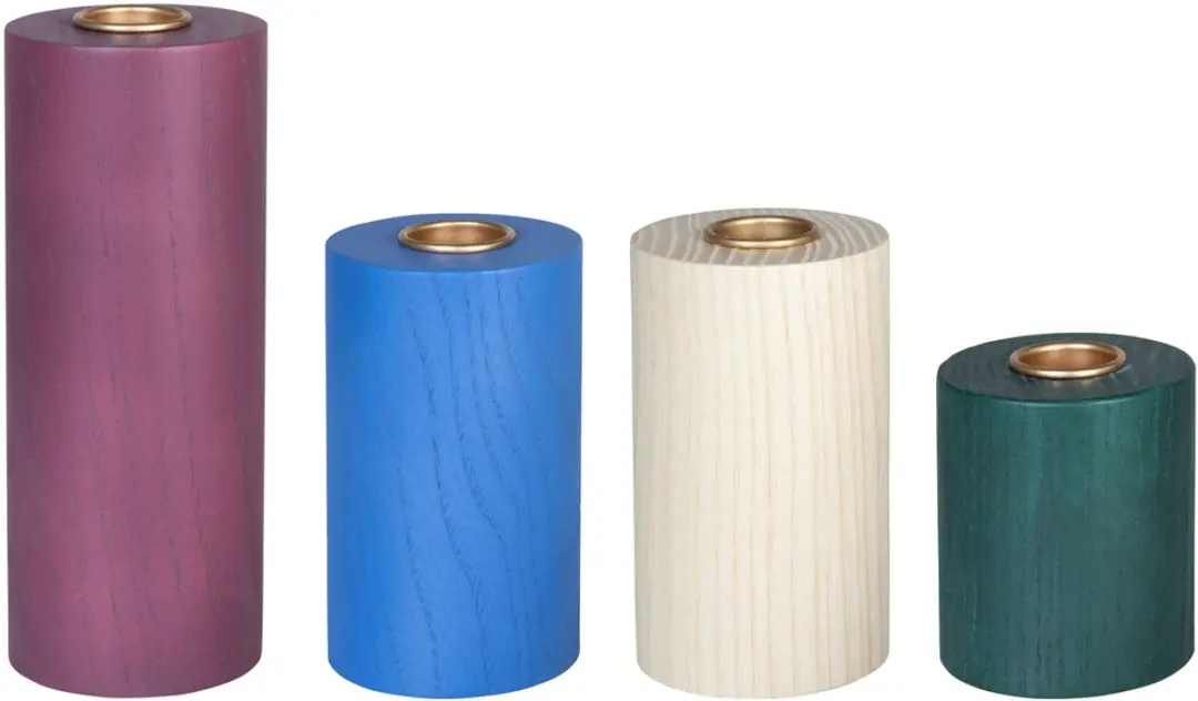 Hübsch kandelaar Crayon Blue