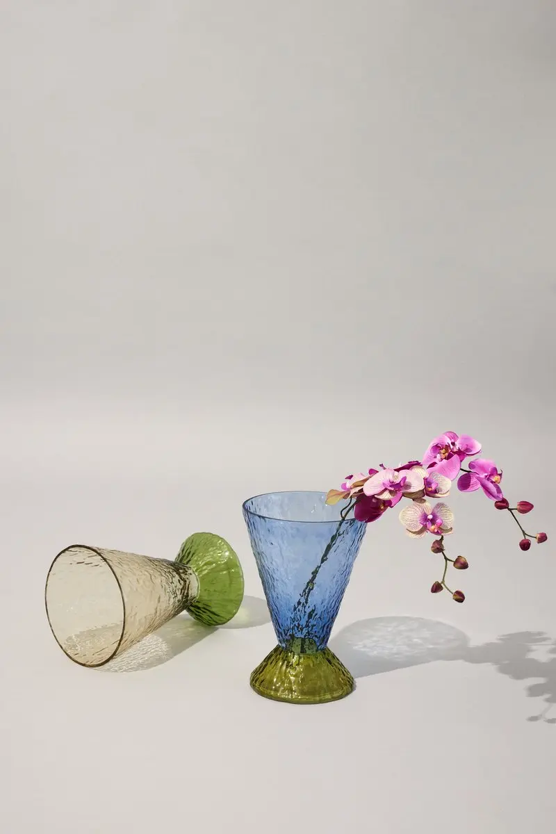 Hübsch Abyss Vaas - 20 cm - Groen - afbeelding 3 van 6