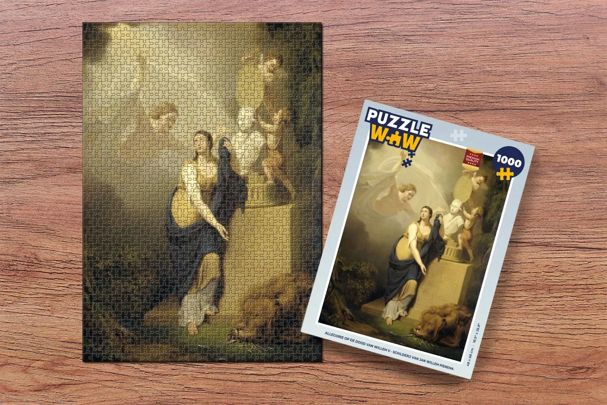 PuzzleWow Alrie op de dood van Willem V Legpuzzel 1000 Stuks - Multicolor