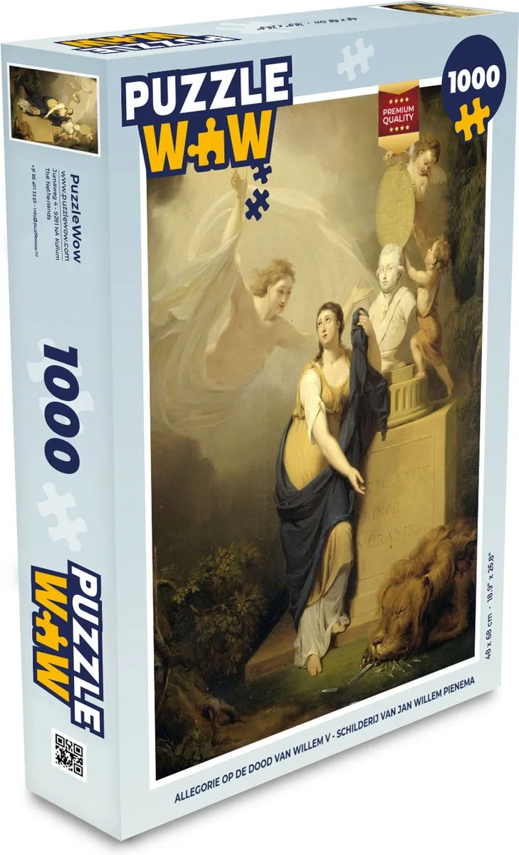 PuzzleWow Alrie op de dood van Willem V Legpuzzel 1000 Stuks