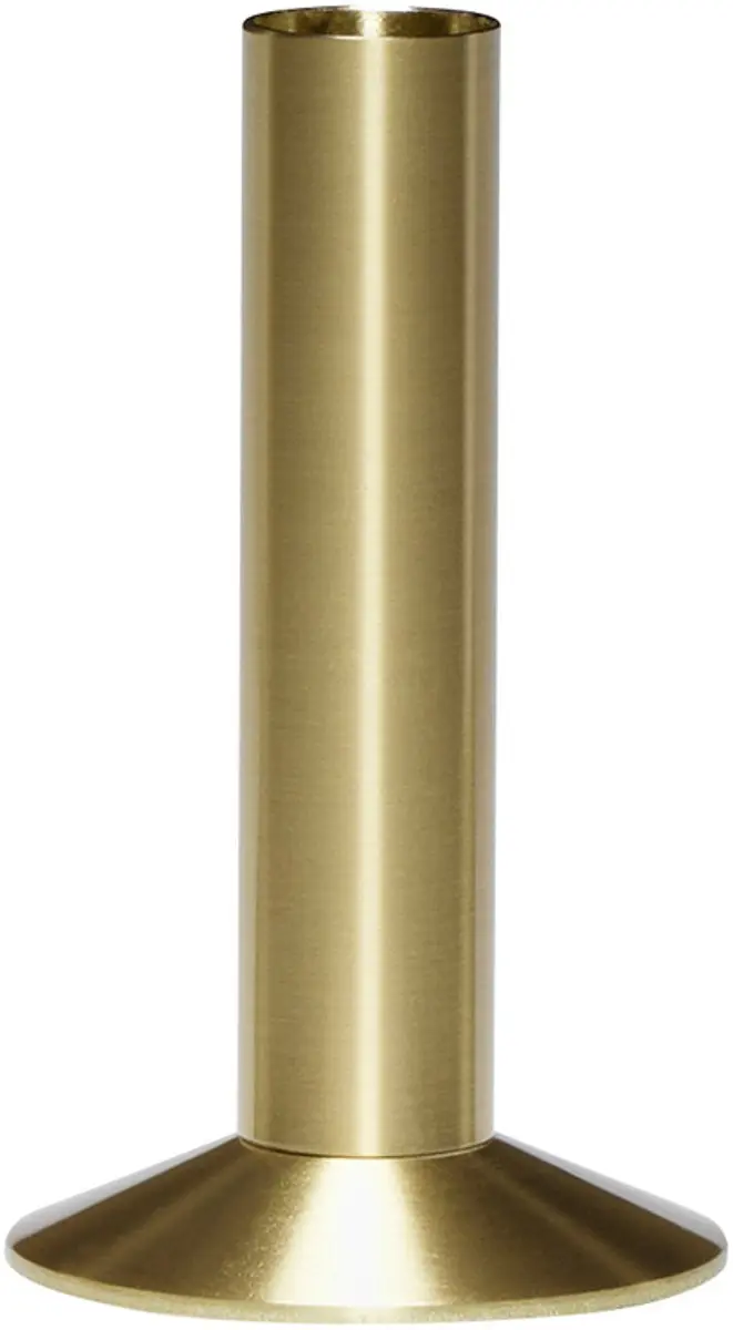 Hübsch Sleek Brass Kandelaar 7cm