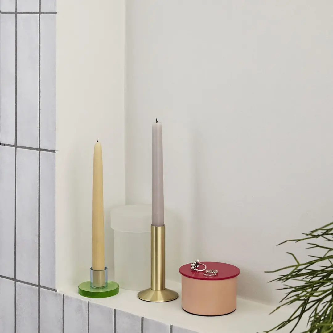 Hübsch Sleek Brass Kandelaar 7cm - afbeelding 4 van 6