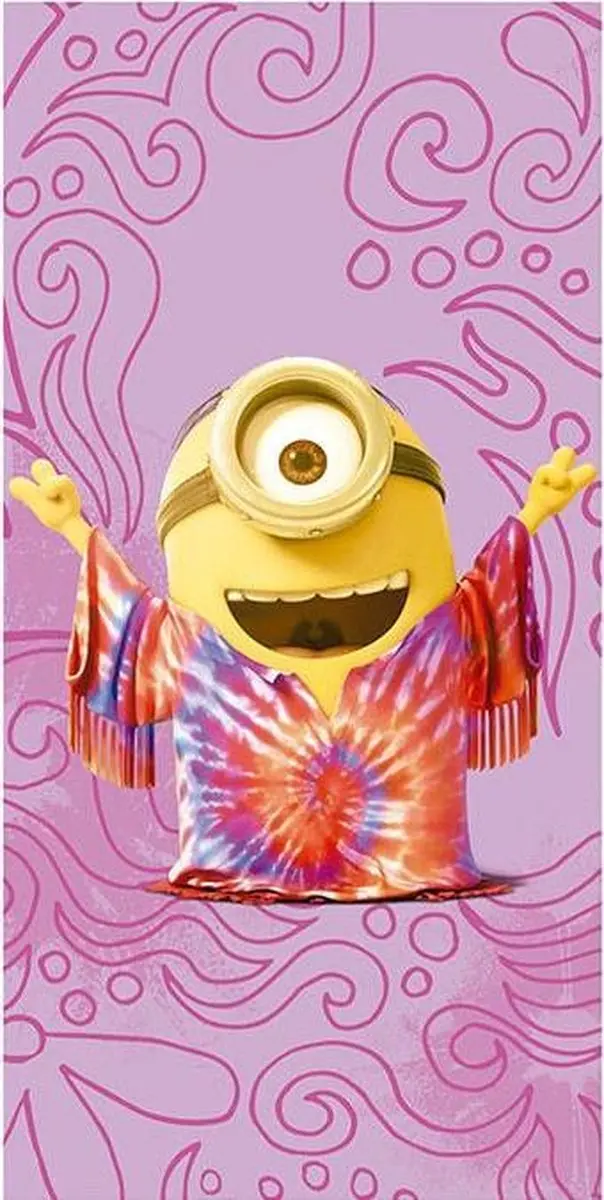 Minions badlaken / strandlaken 70x140 Hippie
